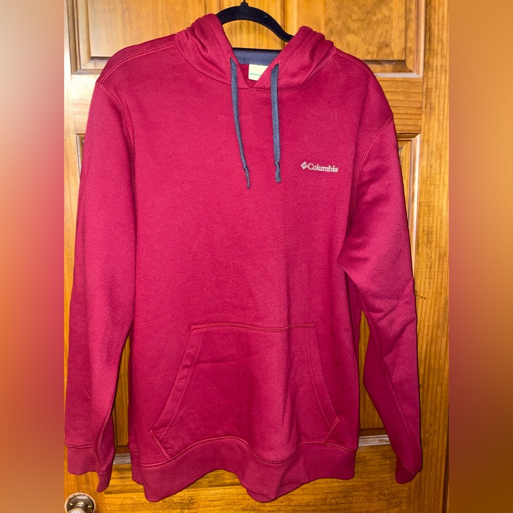 Columbia Burgundy and Black Hoodie
